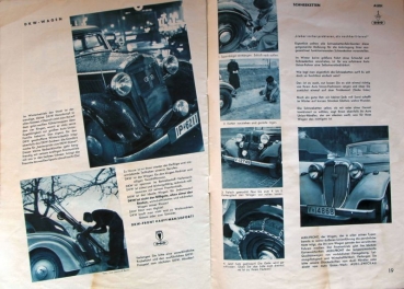 Auto-Union "Die vier Ringe - Ueberall Winterbetrieb" Factorymagazine 1936 (7056)